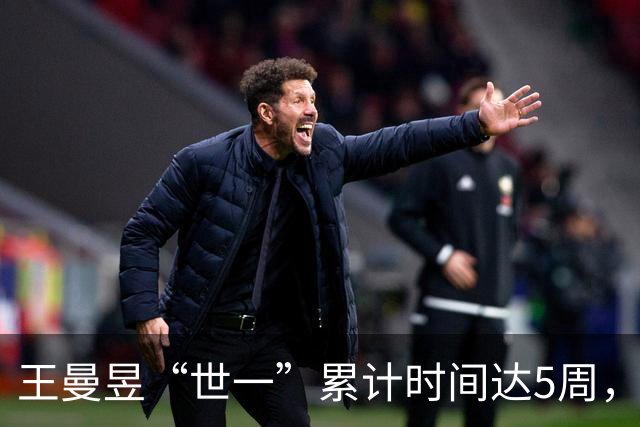 王曼昱“世一”累计时间达5周，超过一位名宿，升至历史第11